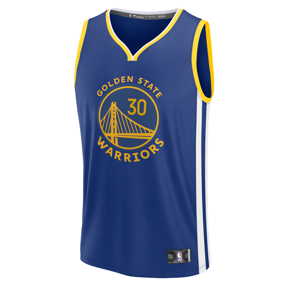 Maillot Stephen Curry Golden State Warriors Fast Break Icon Edition - Royal
