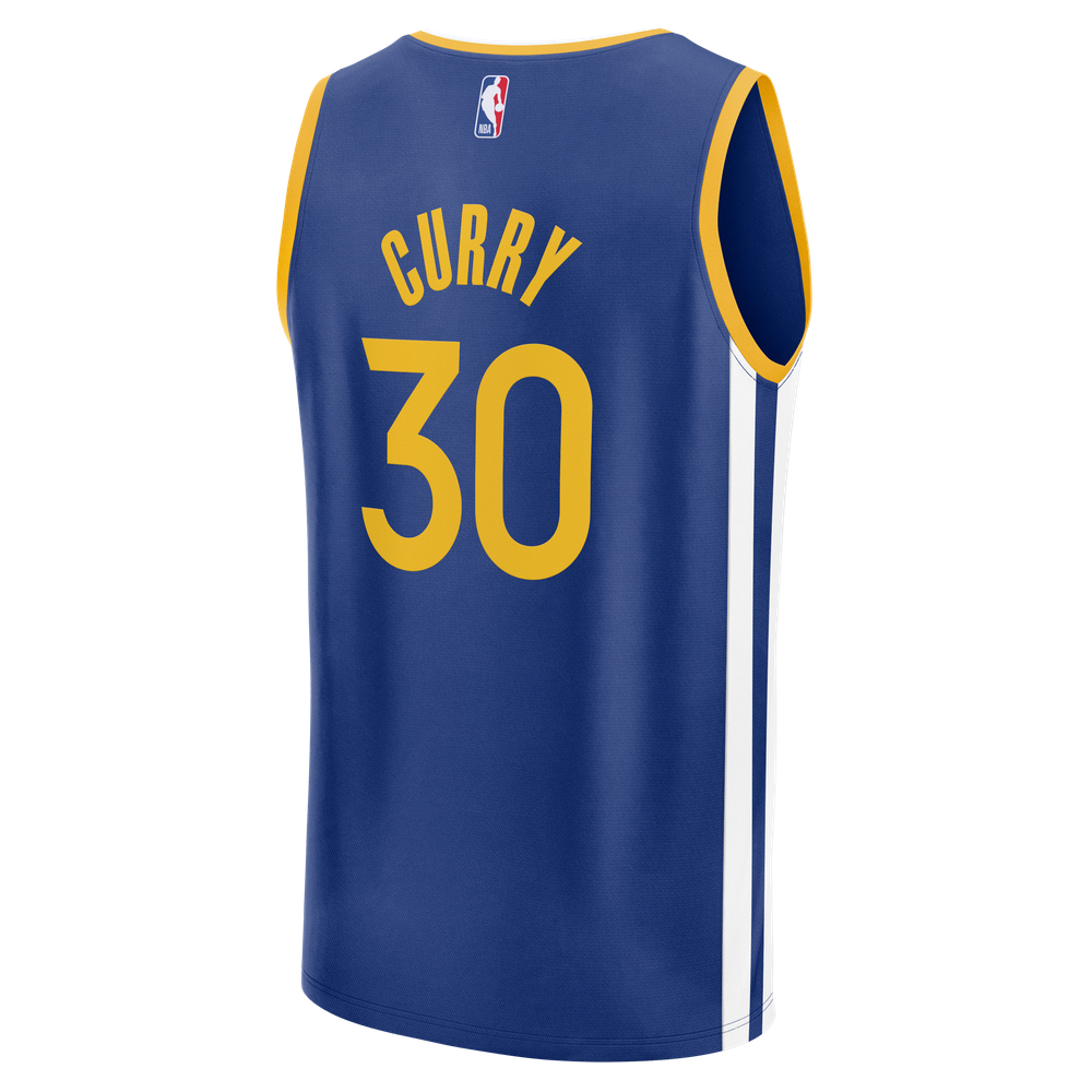 Maillot Stephen Curry Golden State Warriors Fast Break Icon Edition - Royal