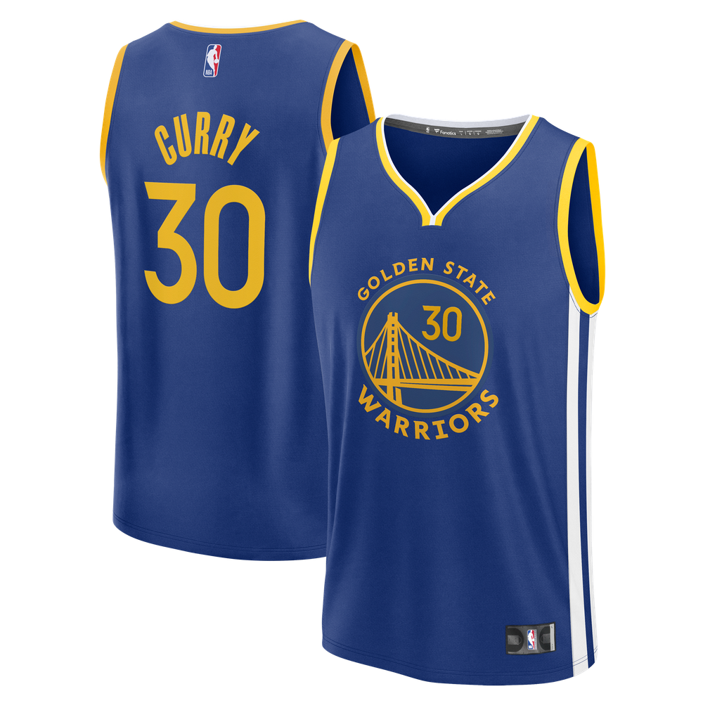 Maillot Stephen Curry Golden State Warriors Fast Break Icon Edition - Royal