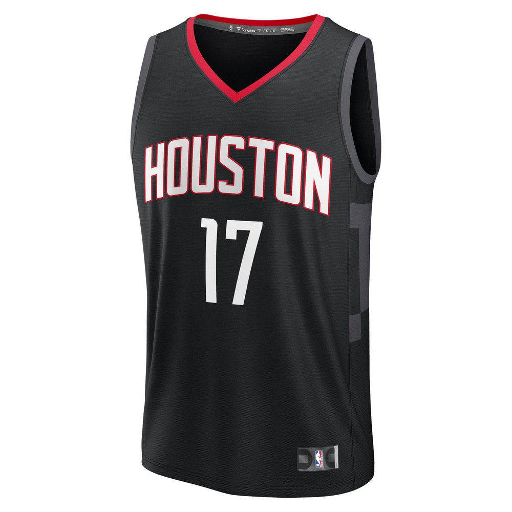 Maillot Tari Eason Houston Rockets Fast Break Statement Edition - Black