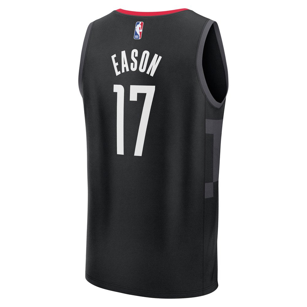 Maillot Tari Eason Houston Rockets Fast Break Statement Edition - Black