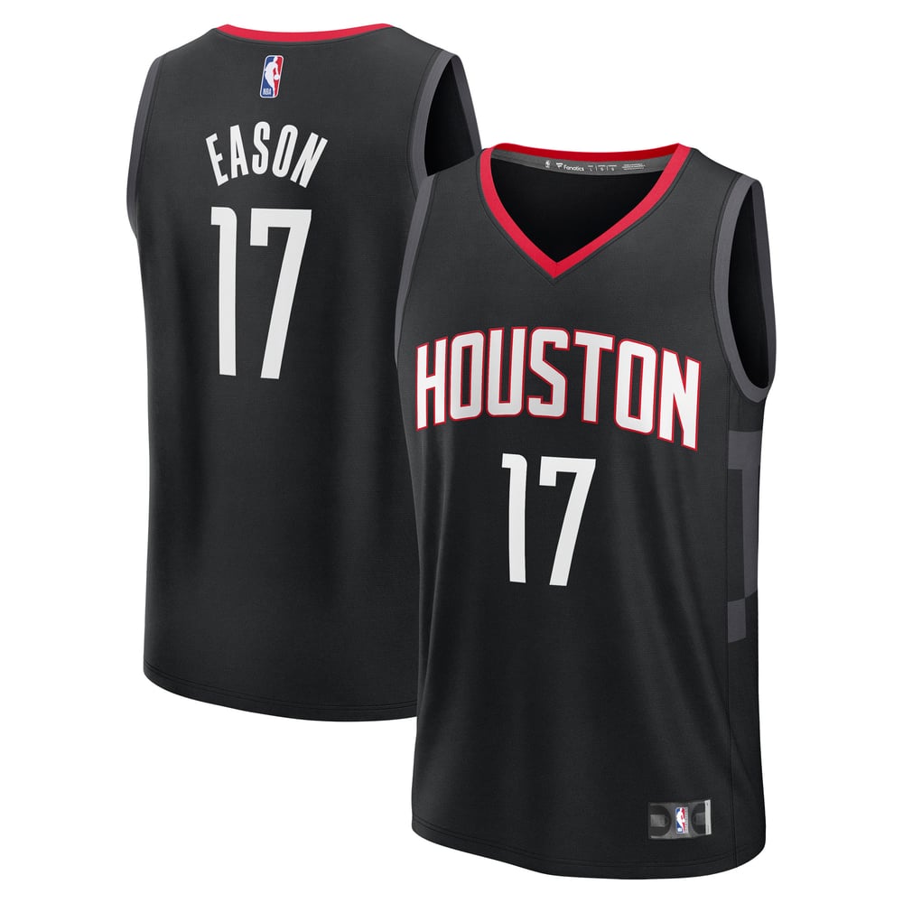 Maillot Tari Eason Houston Rockets Fast Break Statement Edition - Black