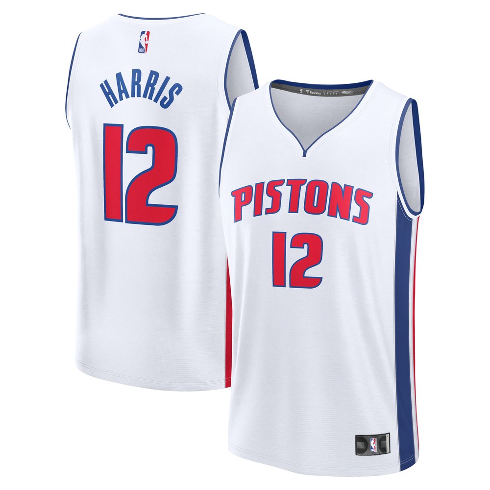 Maillot Tobias Harris Detroit Pistons Fast Break Association Edition - White