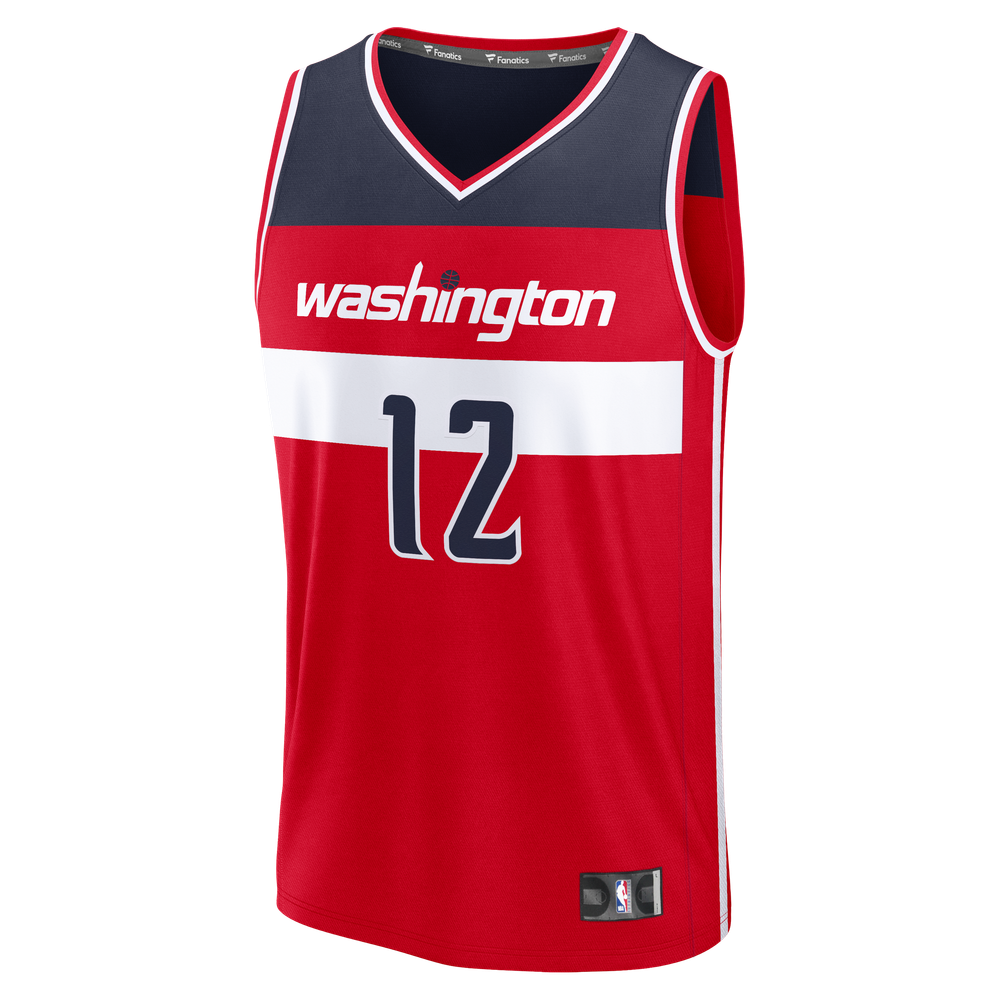 Maillot Tre Johnson III Washington Wizards Fast Break Icon Edition - Red