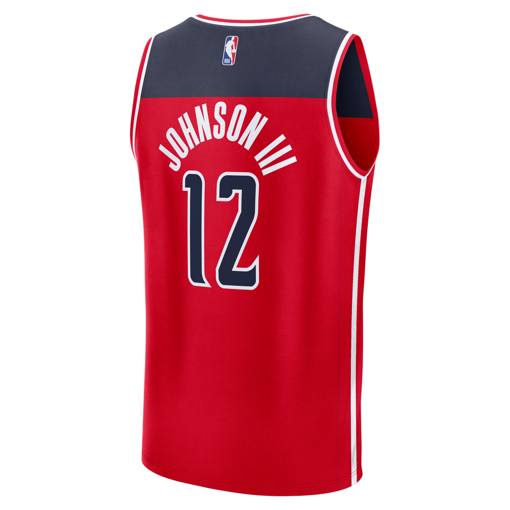 Maillot Tre Johnson III Washington Wizards Fast Break Icon Edition - Red