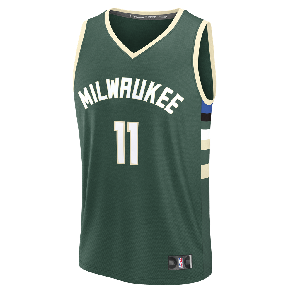 Maillot Tyler Herro Milwaukee Bucks Fast Break Icon Edition - Hunter Green
