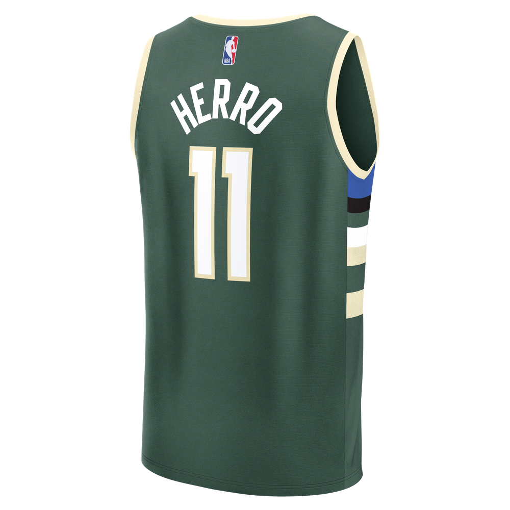 Maillot Tyler Herro Milwaukee Bucks Fast Break Icon Edition - Hunter Green