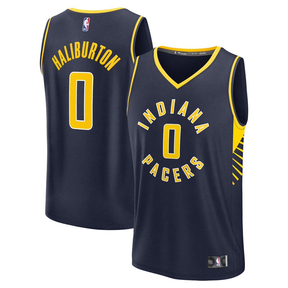 Maillot Tyrese Haliburton Indiana Pacers Fast Break Icon Edition - Navy