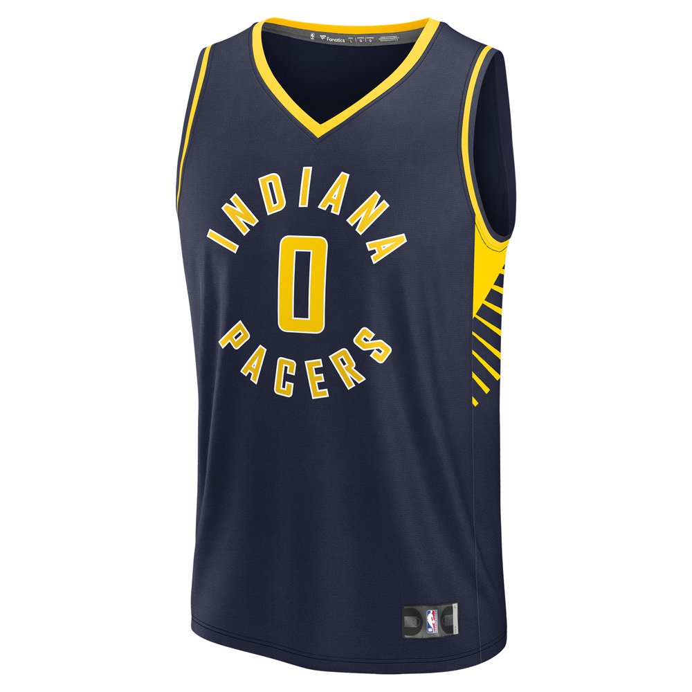 Maillot Tyrese Haliburton Indiana Pacers Fast Break Icon Edition - Navy