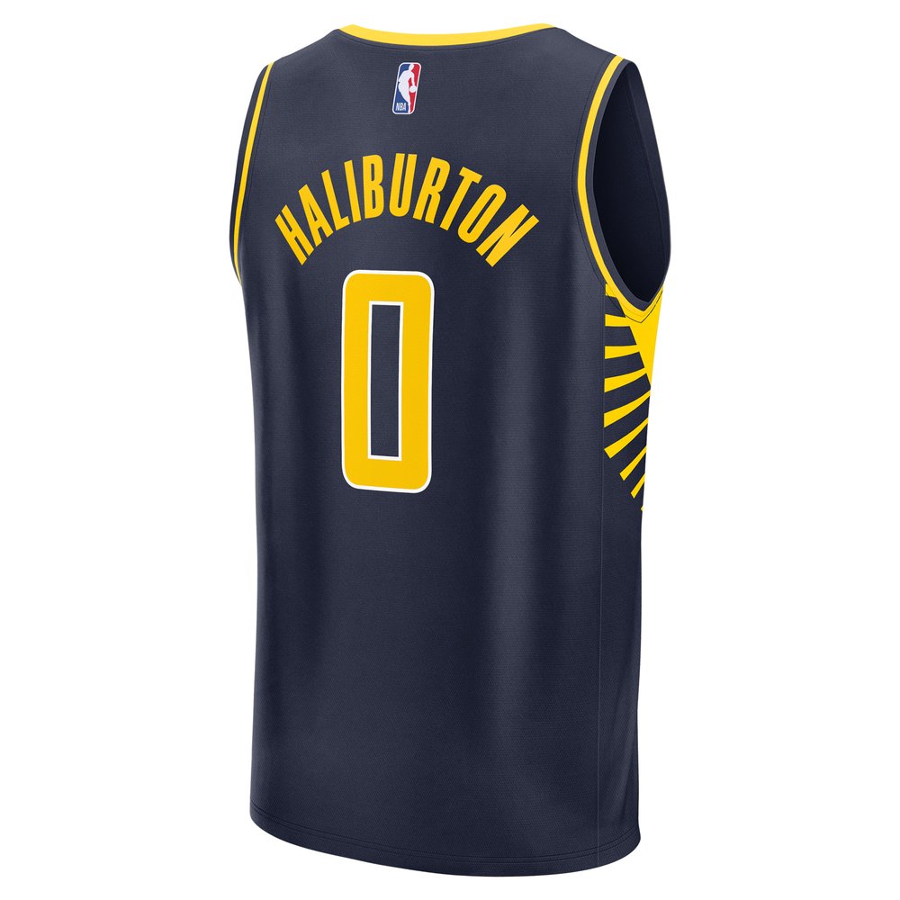 Maillot Tyrese Haliburton Indiana Pacers Fast Break Icon Edition - Navy