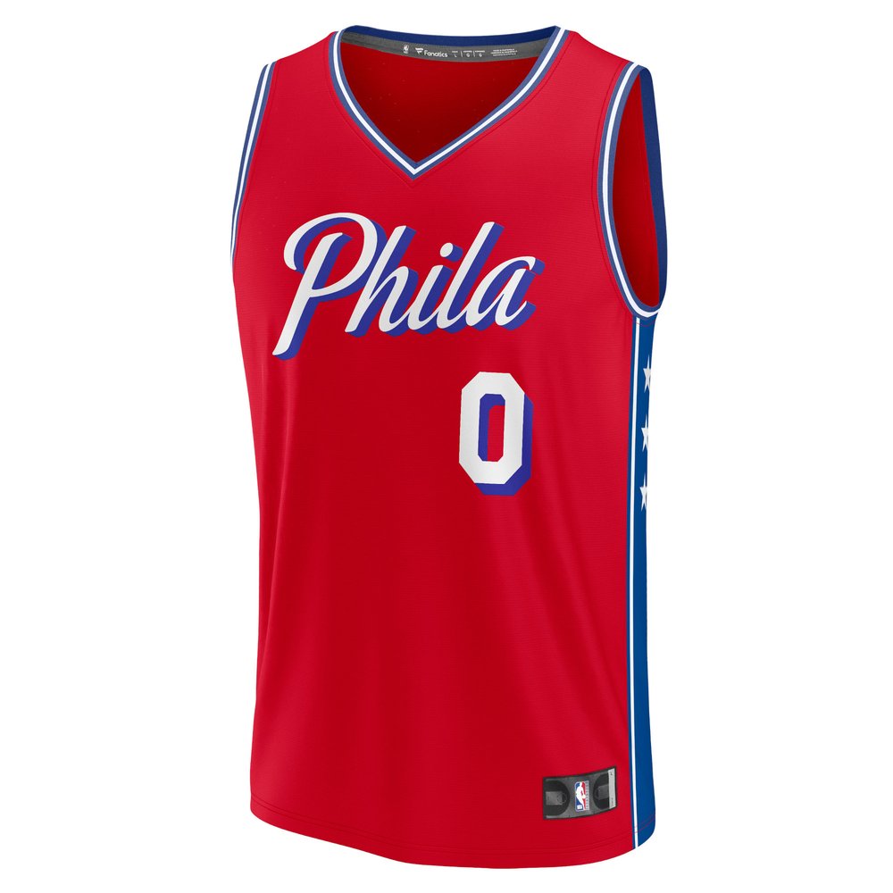 Maillot Tyrese Maxey Philadelphia 76ers Fast Break Statement Edition - Red