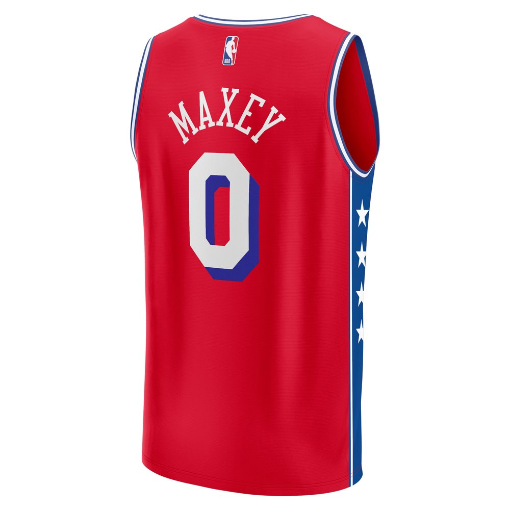 Maillot Tyrese Maxey Philadelphia 76ers Fast Break Statement Edition - Red