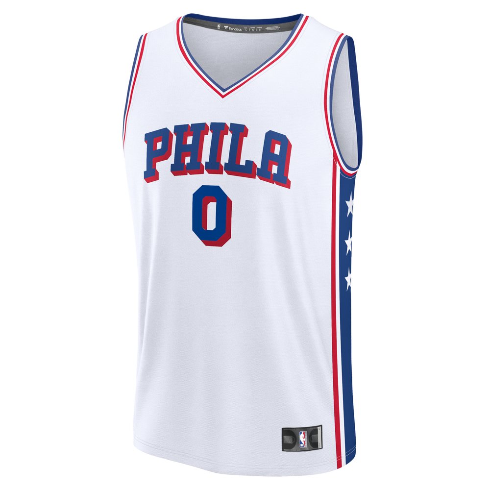 Maillot Tyrese Maxey Philadelphia 76ers Fast Break Association Edition - White