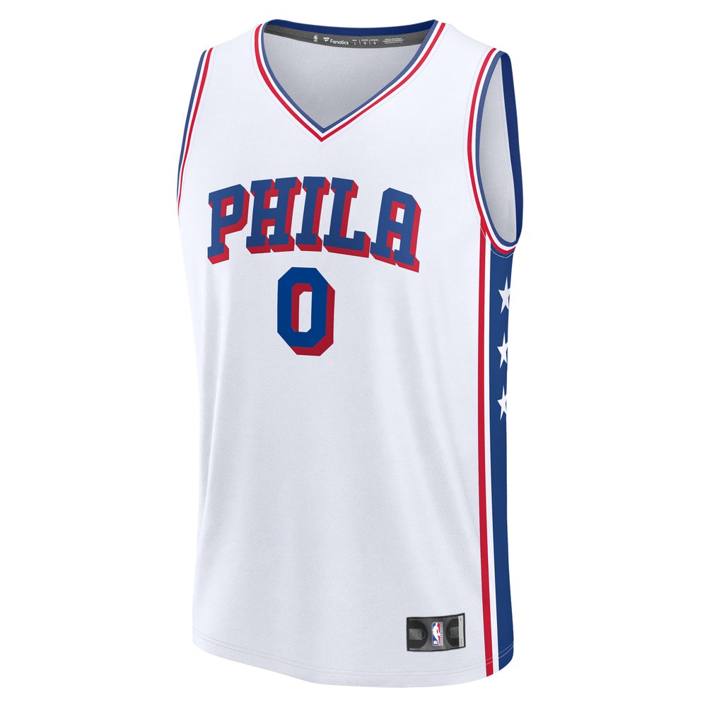Maillot Tyrese Maxey Philadelphia 76ers Fast Break Association Edition - White