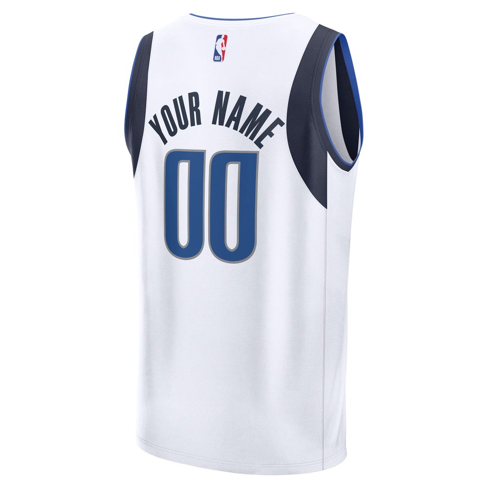 Maillot Dallas Mavericks Fast Break Association Edition - White