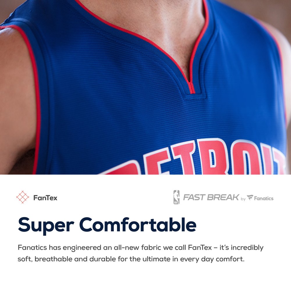 Maillot Detroit Pistons Fast Break Association Edition - Association Edition