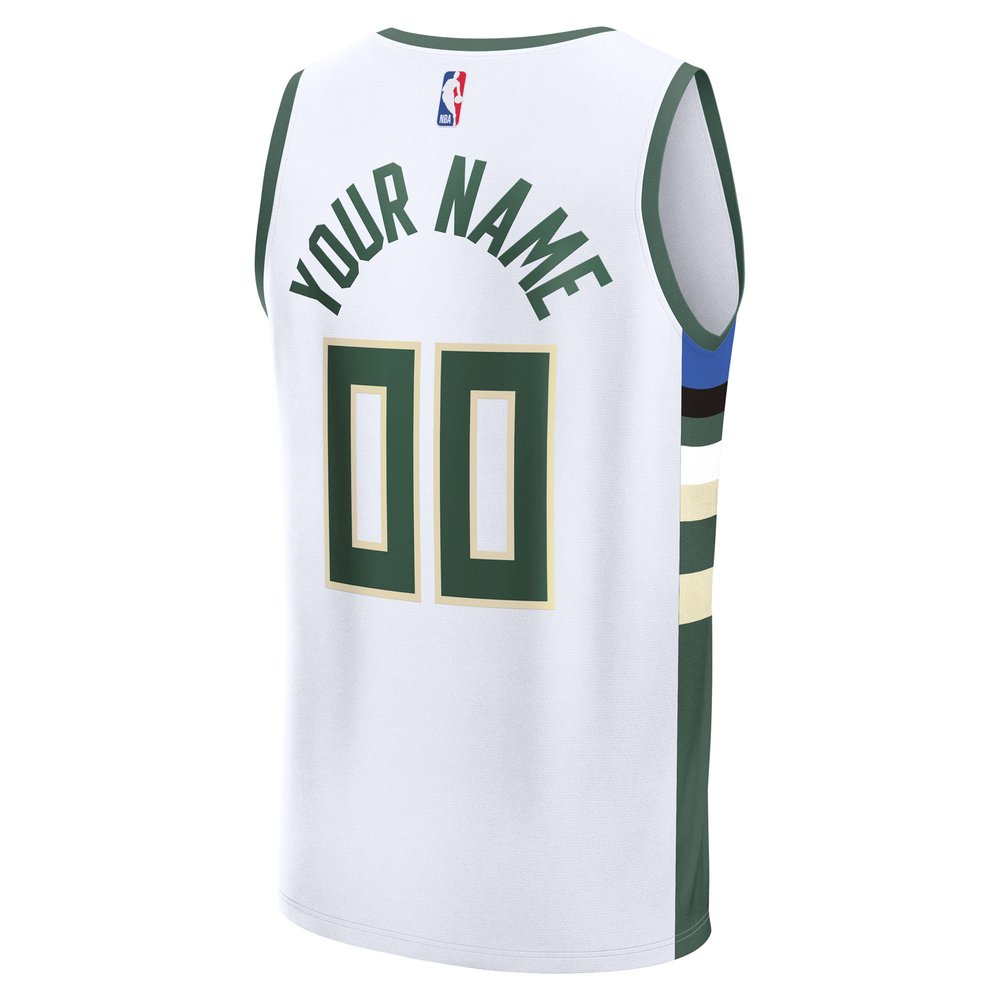 Maillot Milwaukee Bucks Fast Break Association Edition - White
