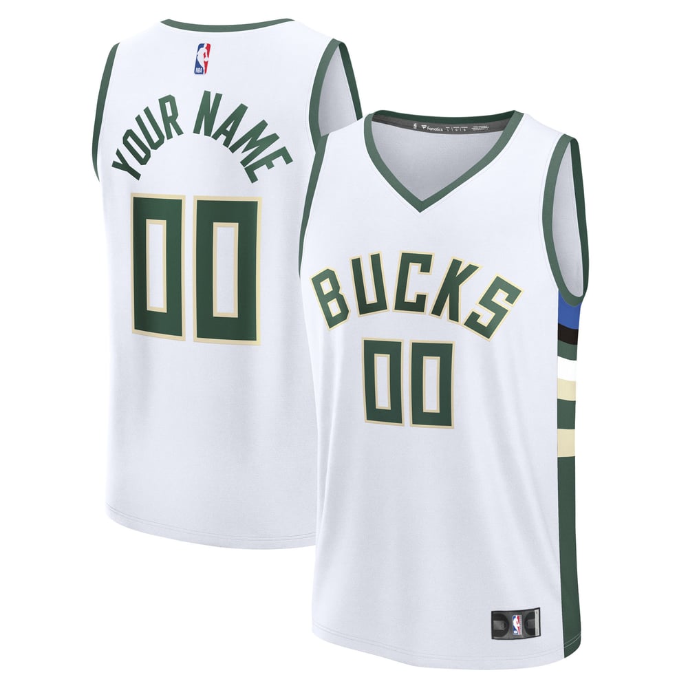 Maillot Milwaukee Bucks Fast Break Association Edition - White