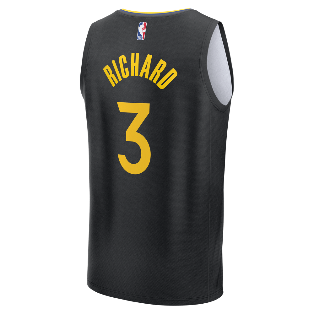 Maillot Will Richard Golden State Warriors Fast Break Statement Edition - Black