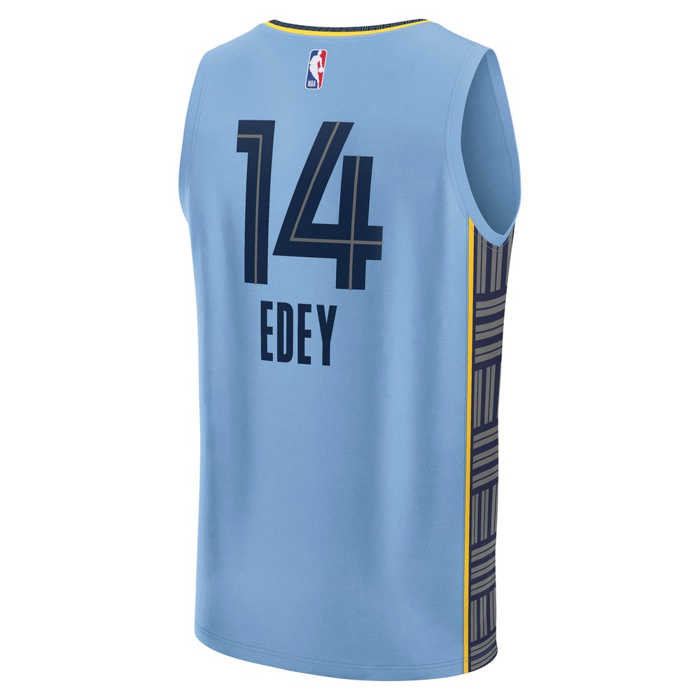 Maillot Zach Edey Memphis Grizzlies Fast Break Statement Edition - Light Blue