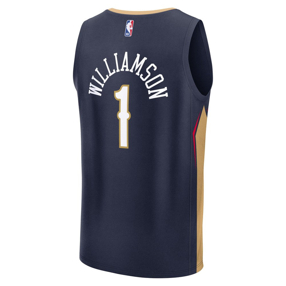 Maillot Zion Williamson New Orleans Pelicans Fast Break Icon Edition - Navy