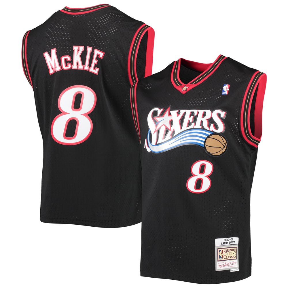 Maillot Aaron McKie Philadelphia 76ers Swingman Hardwood Classics - Black