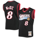 Maillot Aaron McKie Philadelphia 76ers Swingman Hardwood Classics - Black