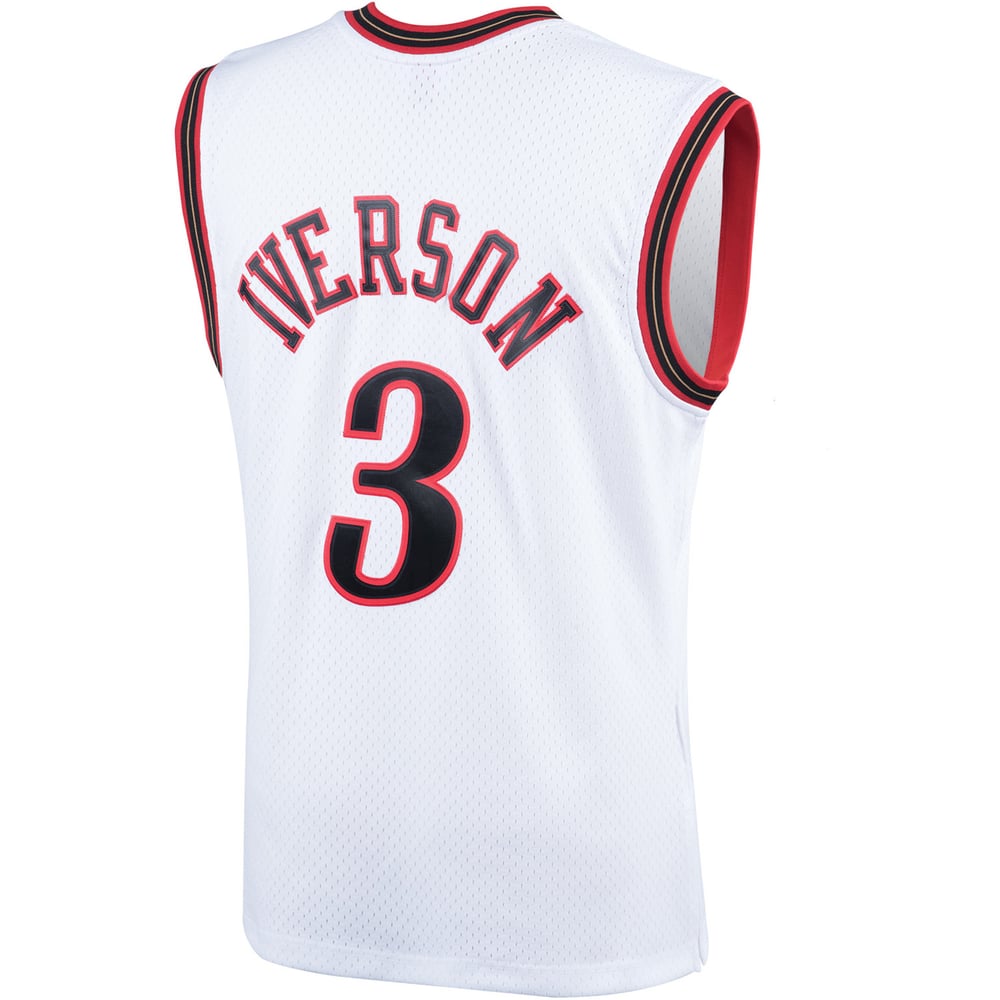 Maillot Allen Iverson Philadelphia 76ers Swingman Hardwood Classics - White