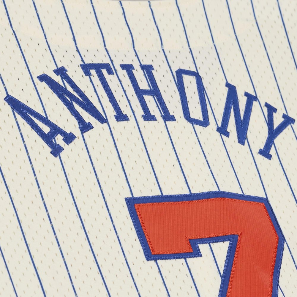 Maillot Carmelo Anthony New York Knicks Hardwood Classics - Cream