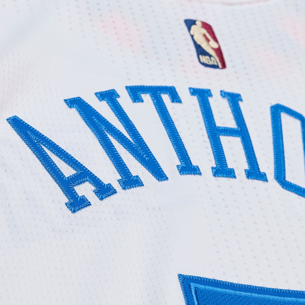 Maillot Carmelo Anthony New York Knicks Authentic Hardwood Classics - White