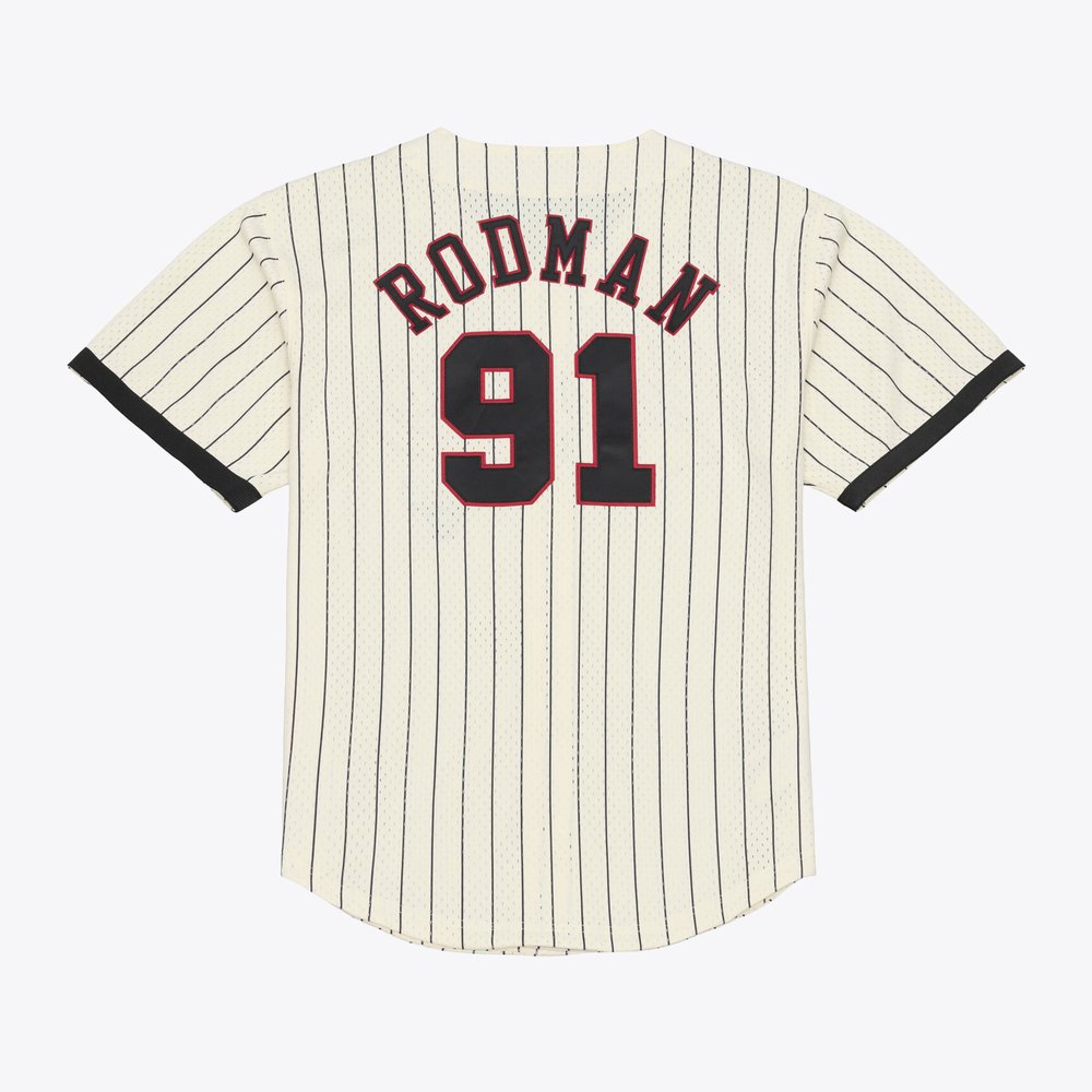 Maillot Dennis Rodman Chicago Bulls Replica - Cream