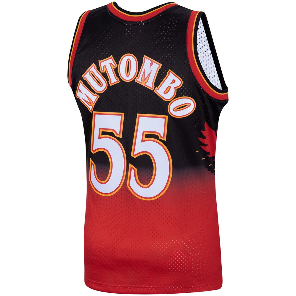 Maillot Dikembe Mutombo Atlanta Hawks Swingman Hardwood Classics - Scarlet