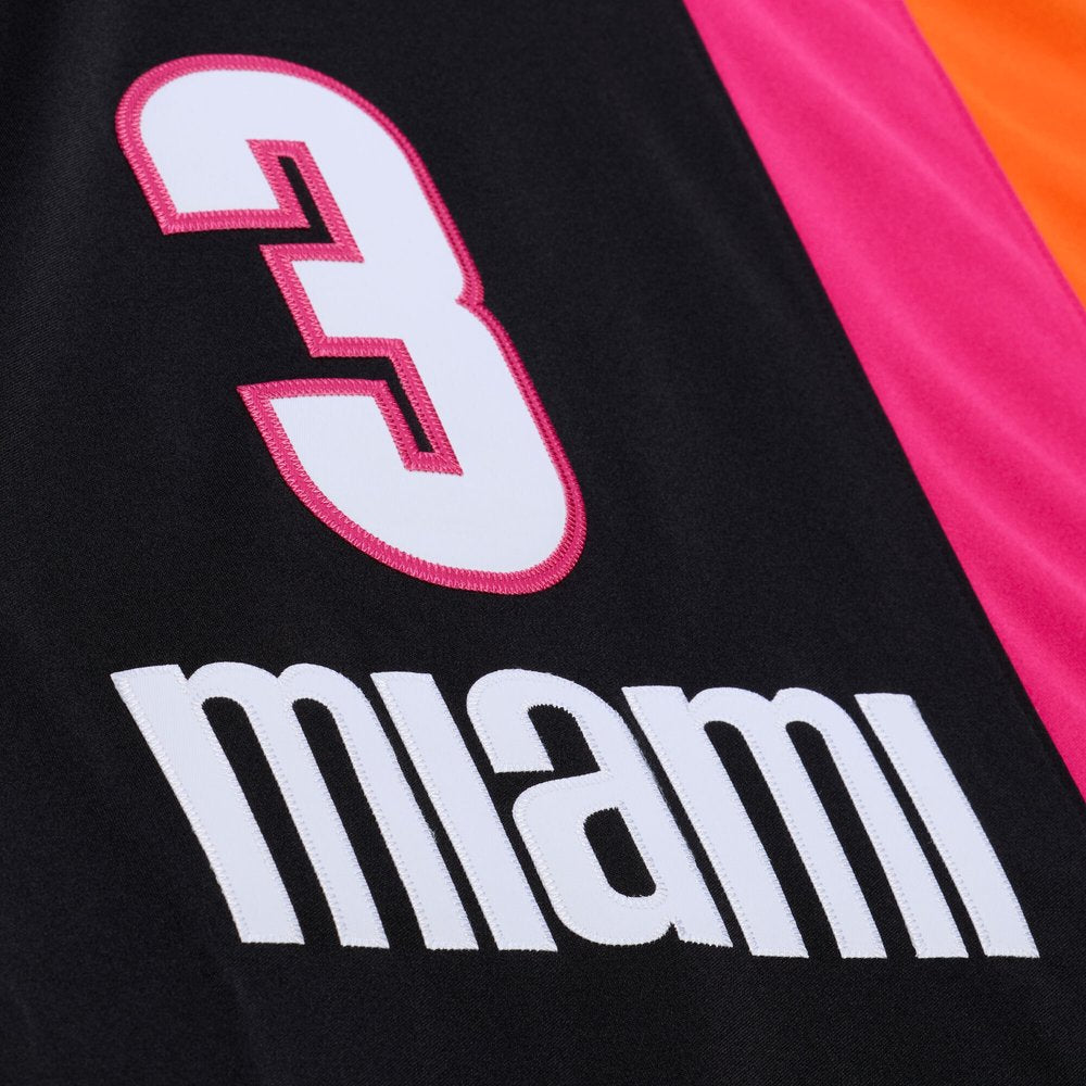 Maillot Dwyane Wade Miami Heat Authentic Hardwood Classics - Black