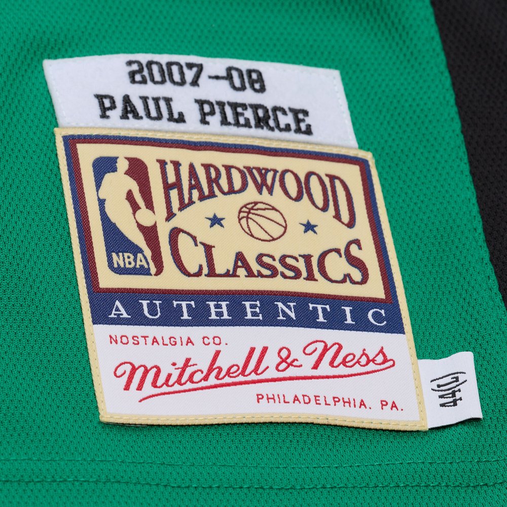 Maillot Paul Pierce Boston Celtics Authentic Hardwood Classics - Kelly Green