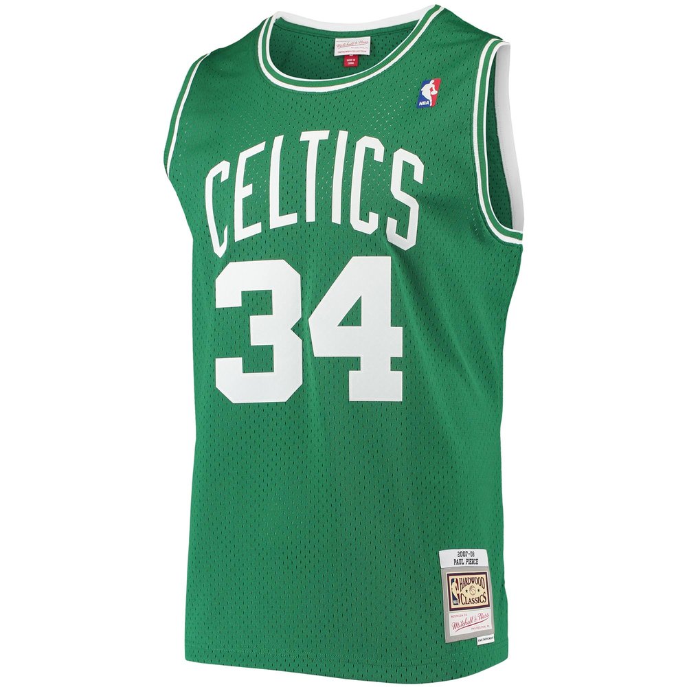 Maillot Paul Pierce Boston Celtics Swingman Hardwood Classics - Kelly Green