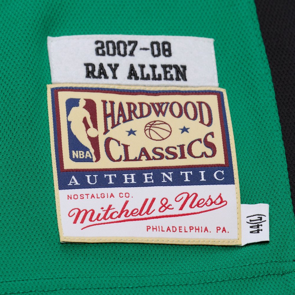 Maillot Ray Allen Boston Celtics Authentic Hardwood Classics - Kelly Green
