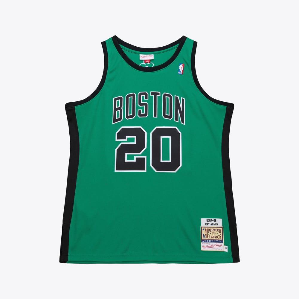 Maillot Ray Allen Boston Celtics Authentic Hardwood Classics - Kelly Green