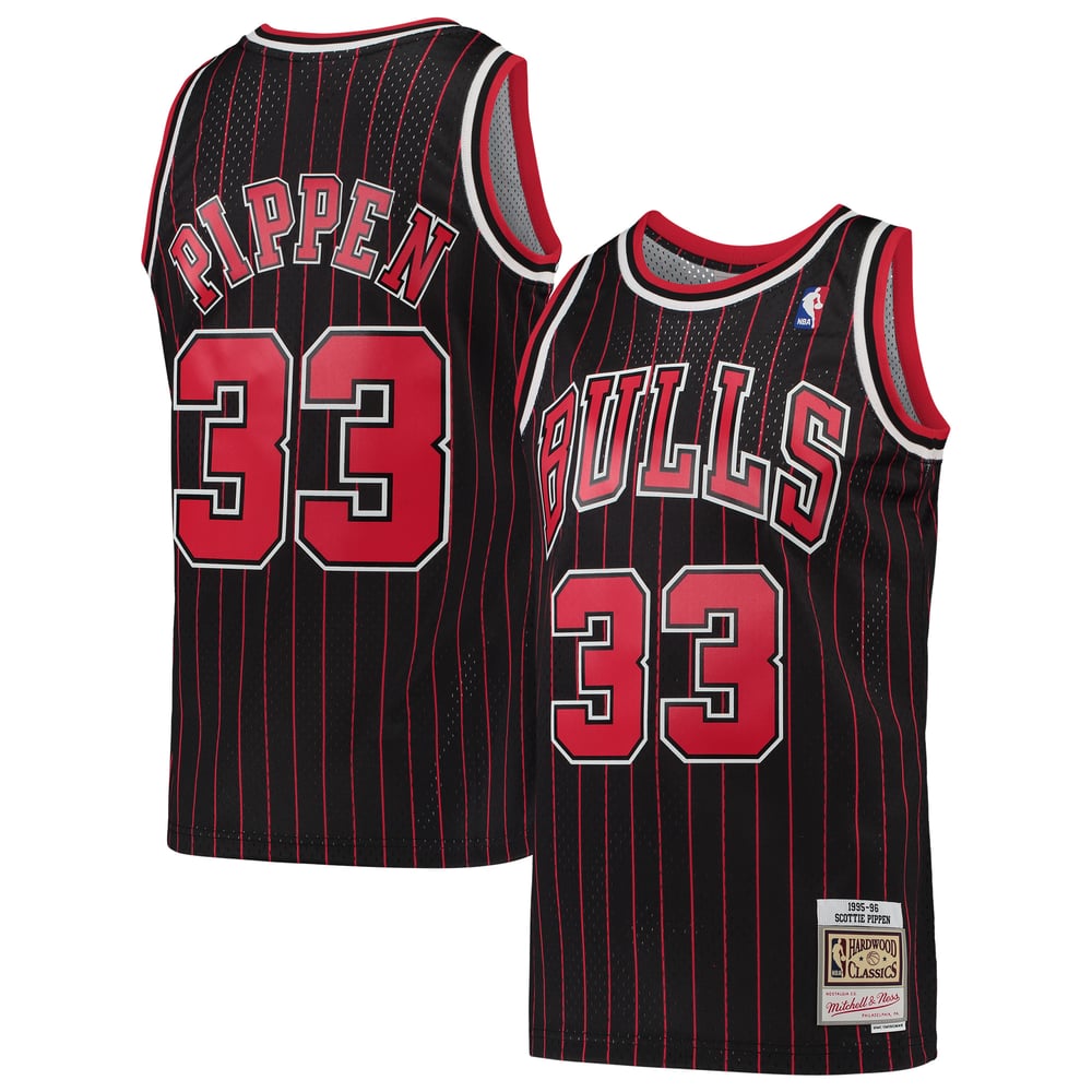 Maillot Scottie Pippen Chicago Bulls Swingman Hardwood Classics - Black