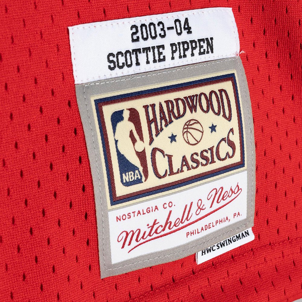 Maillot Scottie Pippen Chicago Bulls Swingman Hardwood Classics - Red