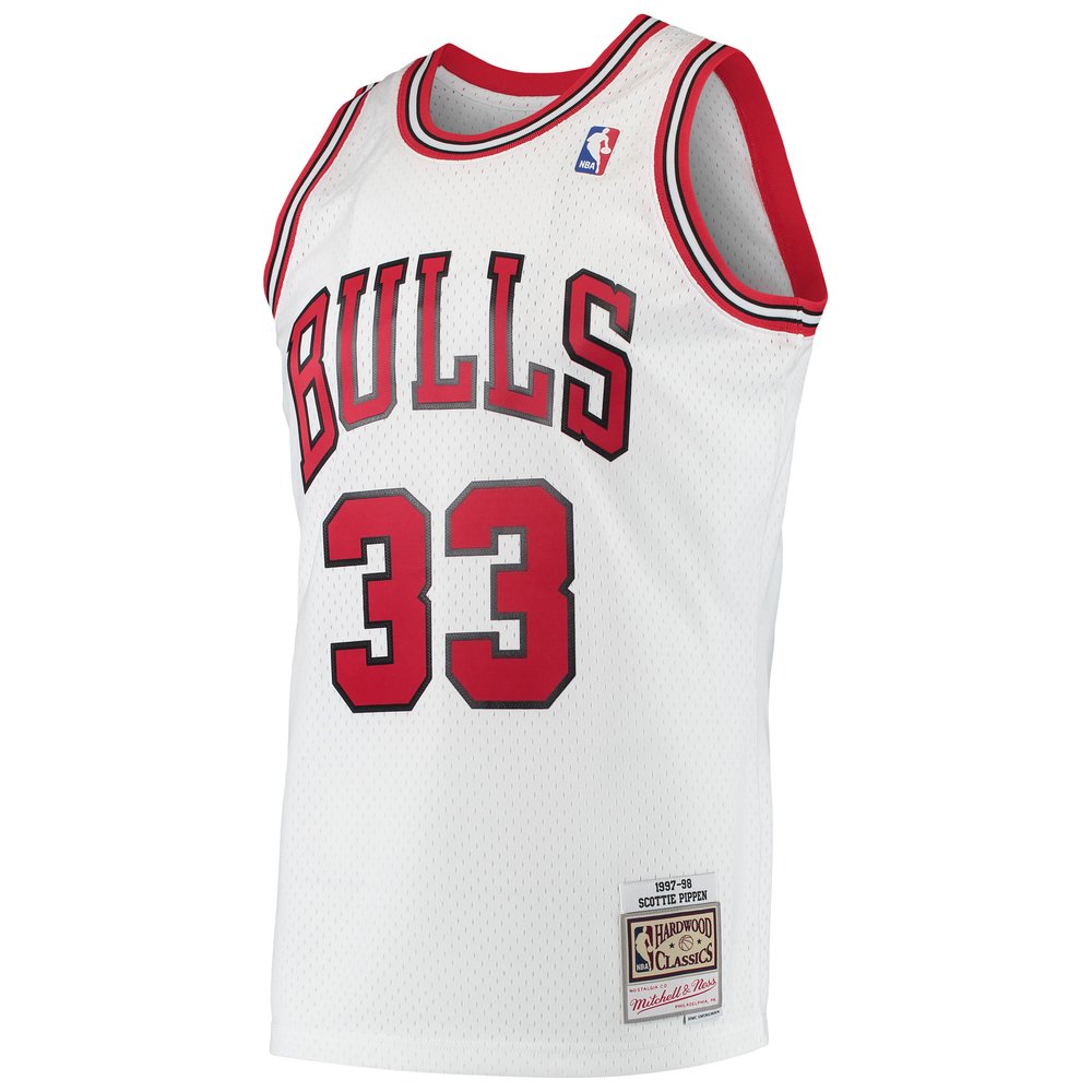 Maillot Scottie Pippen Chicago Bulls Swingman Hardwood Classics - White