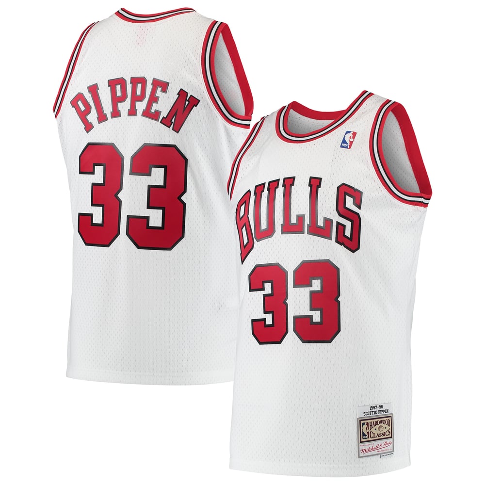 Maillot Scottie Pippen Chicago Bulls Swingman Hardwood Classics - White
