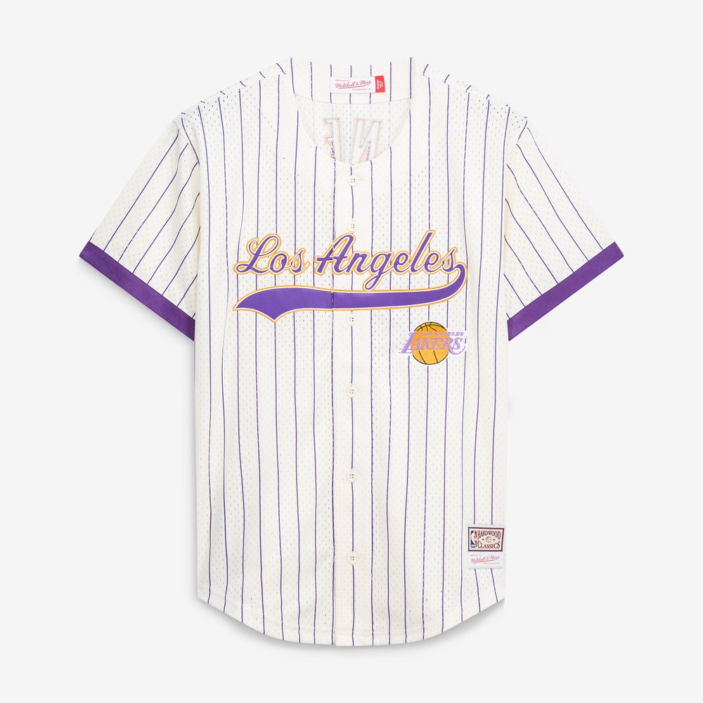Maillot Shaquille O'Neal Los Angeles Lakers Hardwood Classics - Cream