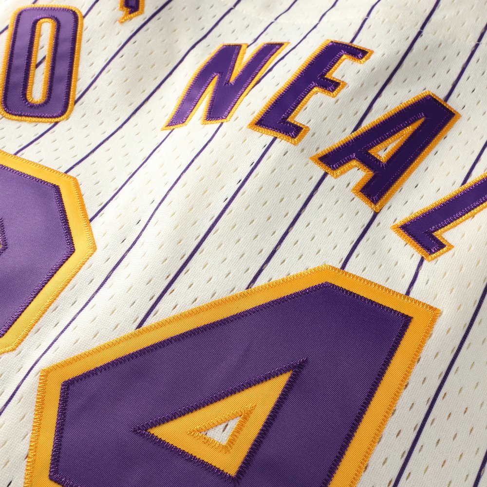 Maillot Shaquille O'Neal Los Angeles Lakers Hardwood Classics - Cream