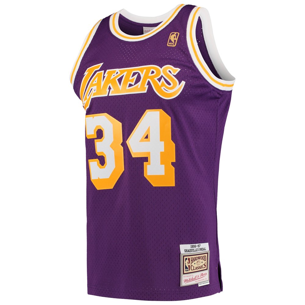 Maillot Shaquille O'Neal Los Angeles Lakers Swingman Hardwood Classics - Purple