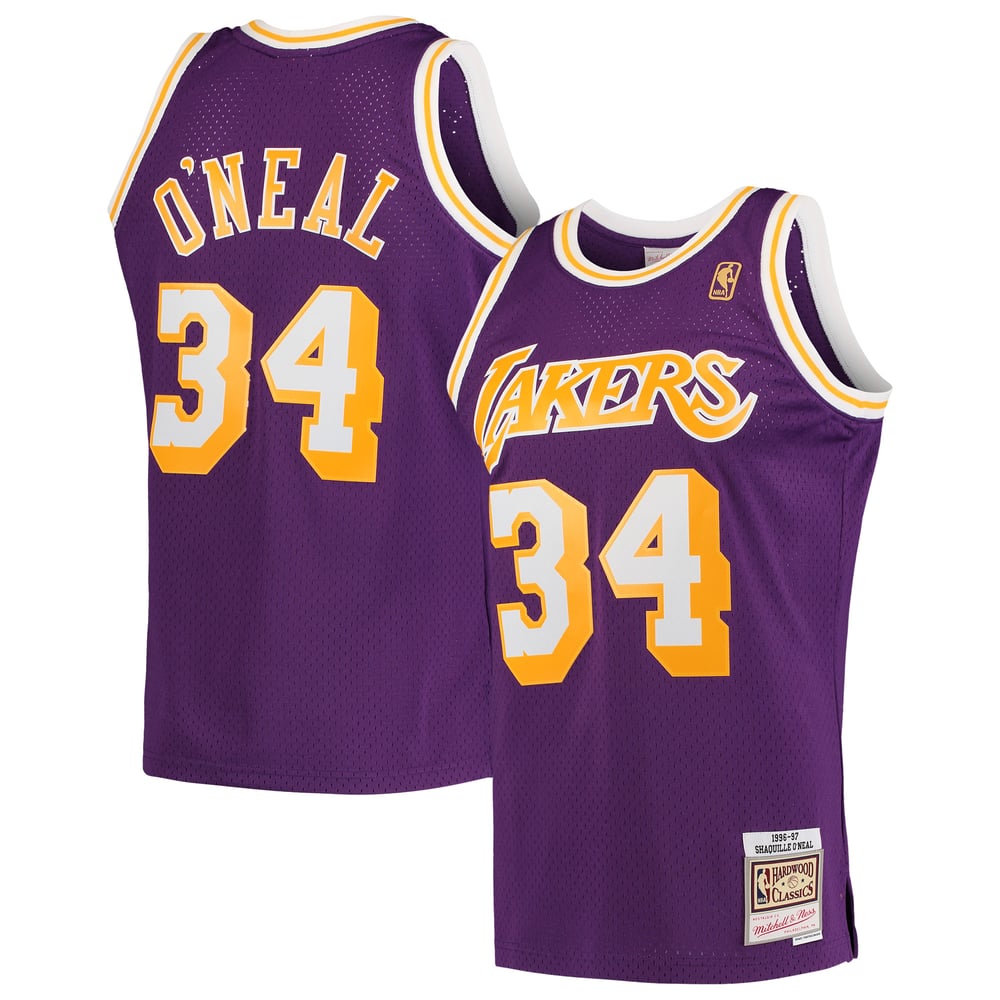 Maillot Shaquille O'Neal Los Angeles Lakers Swingman Hardwood Classics - Purple