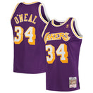 Maillot Shaquille O'Neal Los Angeles Lakers Swingman Hardwood Classics - Purple