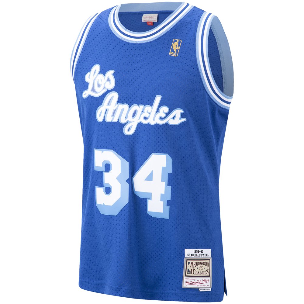 Maillot Shaquille O'Neal Los Angeles Lakers Swingman Hardwood Classics - Royal