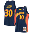 Maillot Stephen Curry Golden State Warriors Swingman Hardwood Classics - Navy