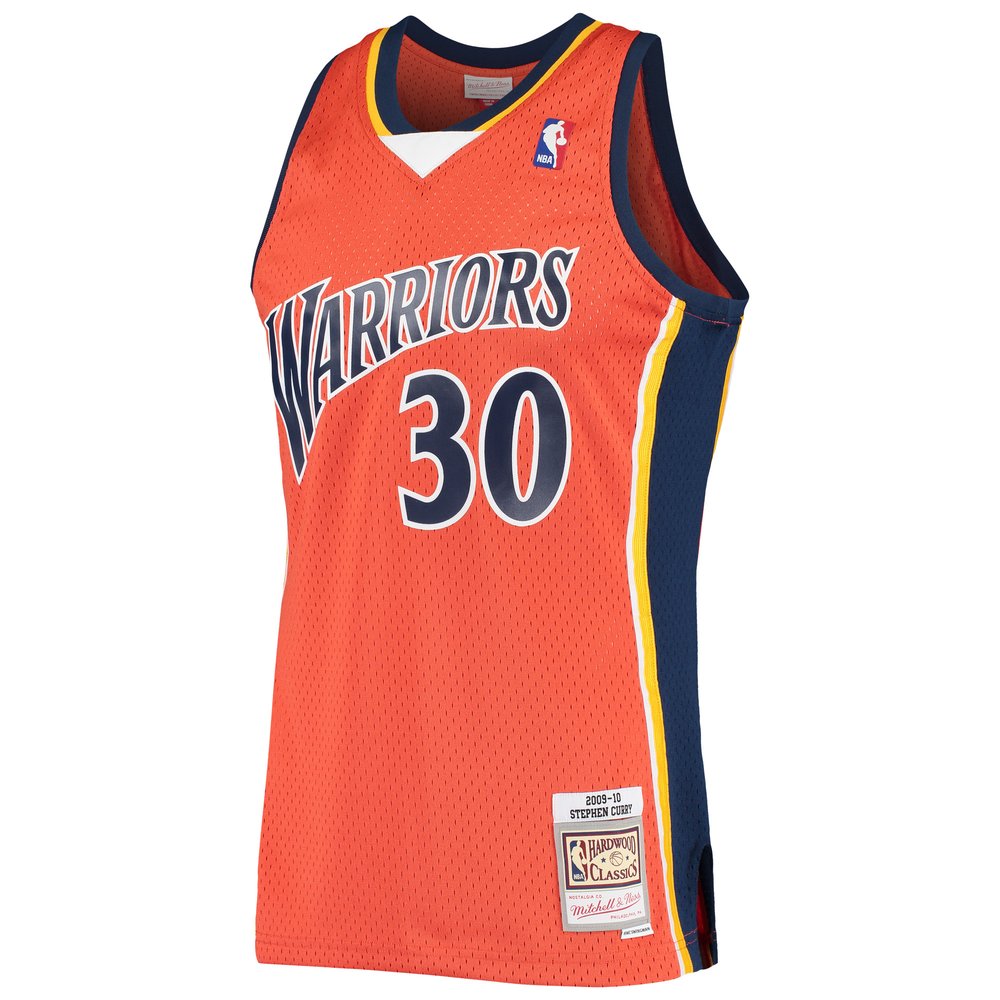 Maillot Stephen Curry Golden State Warriors Swingman Hardwood Classics - Orange
