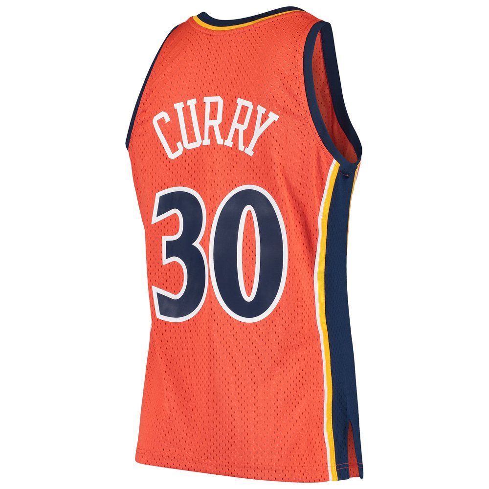 Maillot Stephen Curry Golden State Warriors Swingman Hardwood Classics - Orange